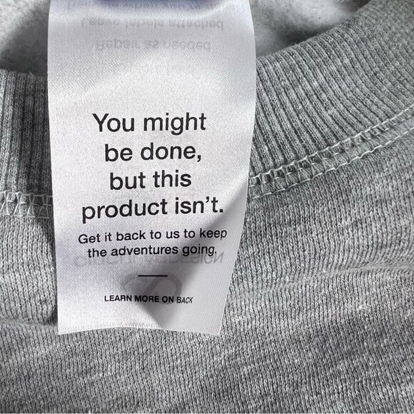 🆕 The North Face Women’s Cropped Crew Neck Sweatshirt size XXL - Picture 6 of 12